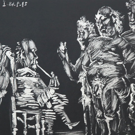 After Pablo Picasso- Offset Lithograph "From The 347 Series"