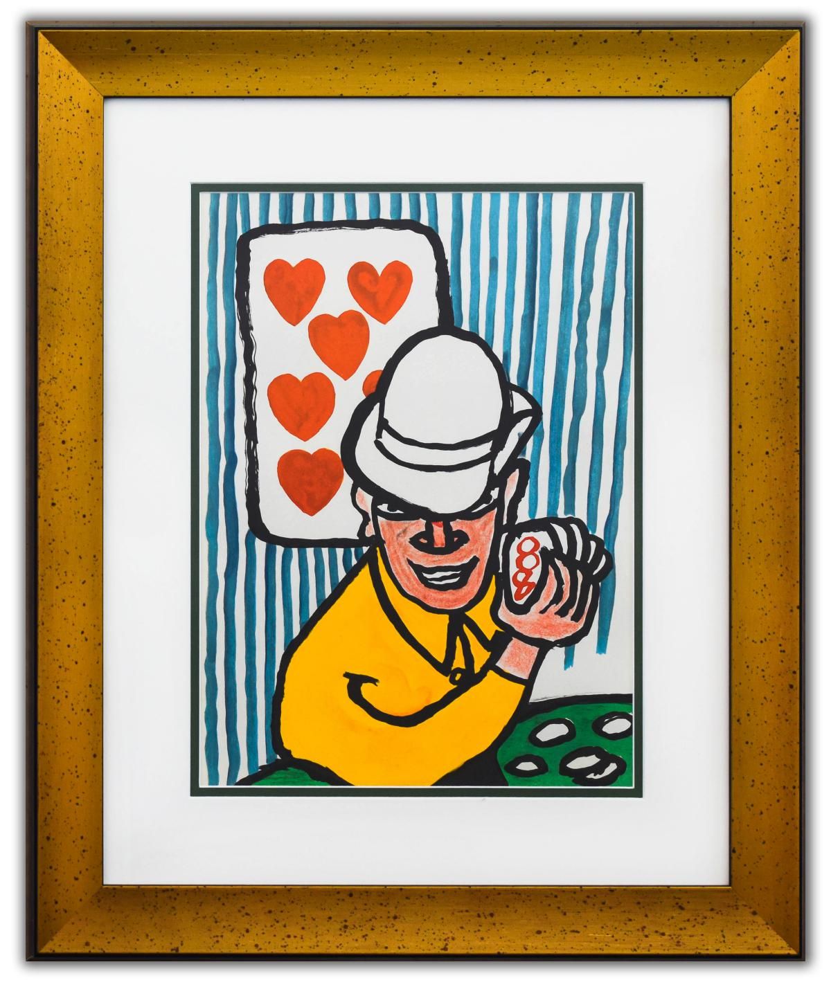 Alexander Calder- Lithograph "DLM212 - Joueurs de cartes II"