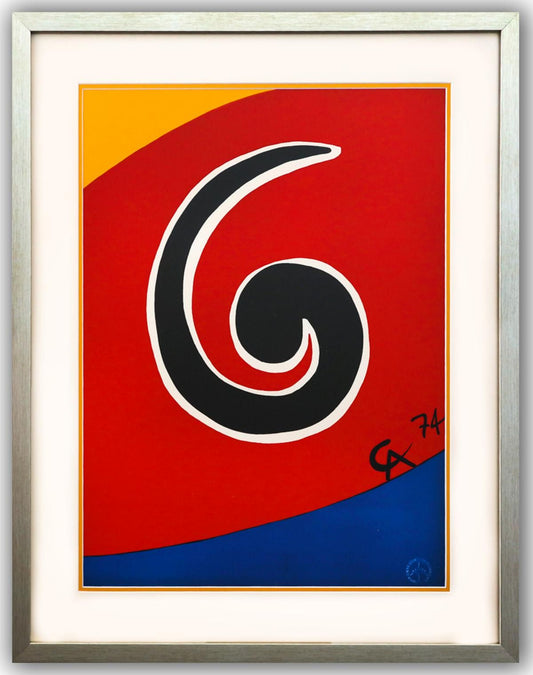 Alexander Calder- Lithograph on Arches Paper "Flying colors - Skywirl"
