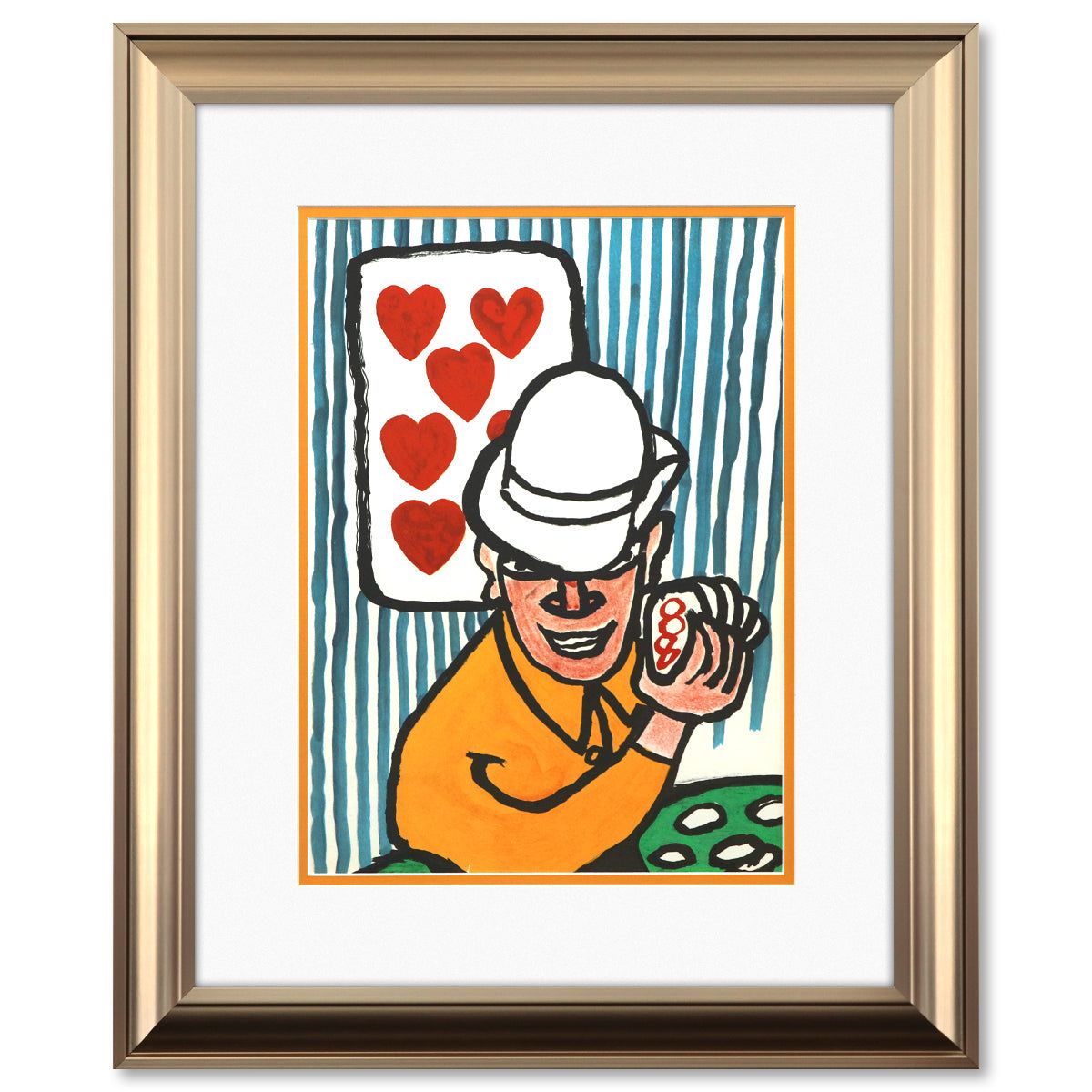 Alexander Calder- Lithograph "DLM212 - JOUEURS DE CARTES II"