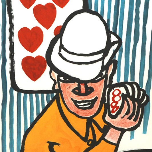 Alexander Calder- Lithograph "DLM212 - JOUEURS DE CARTES II"