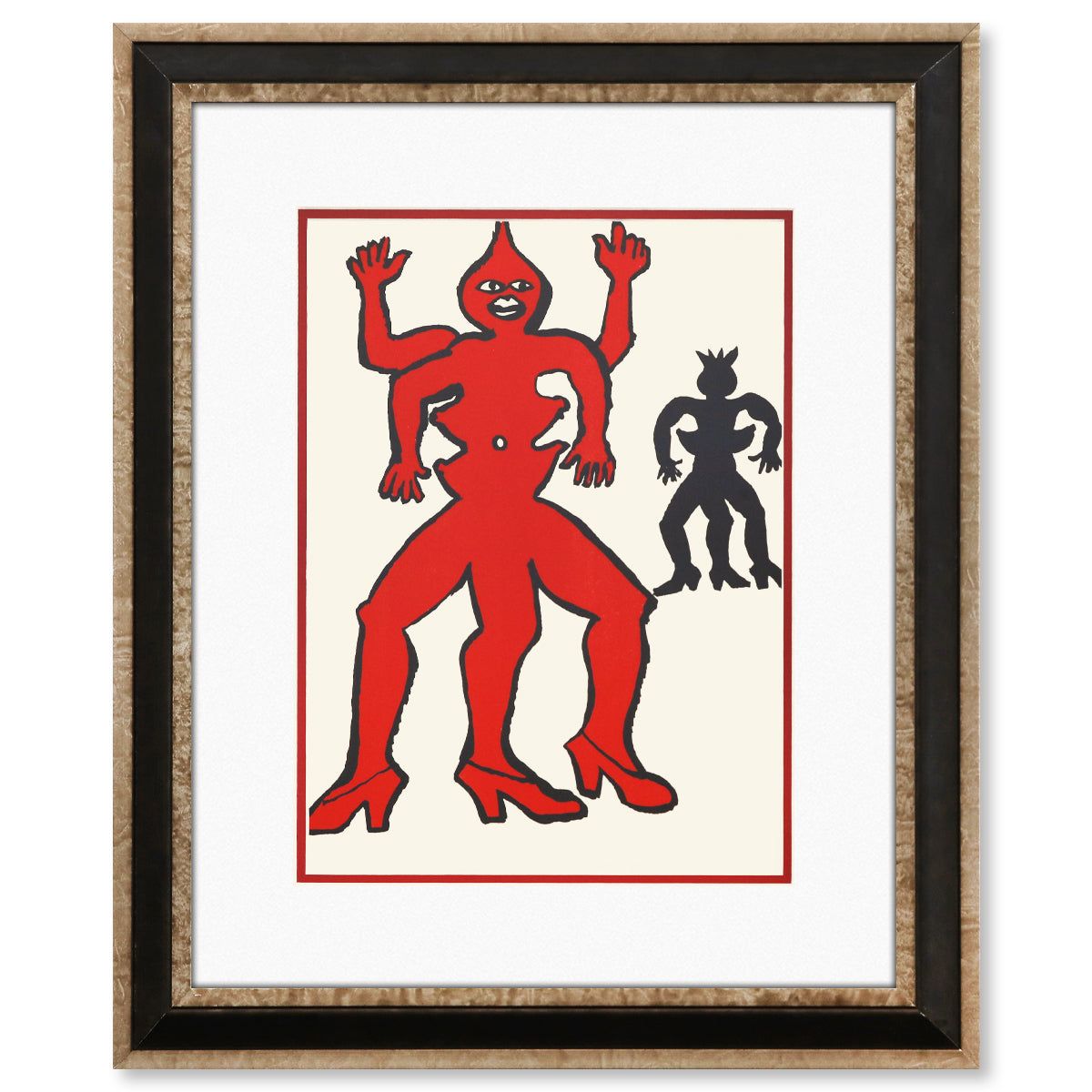 Alexander Calder- Lithograph "DLM212 - UNE FAMILLE DE LÃ€-BAS II"