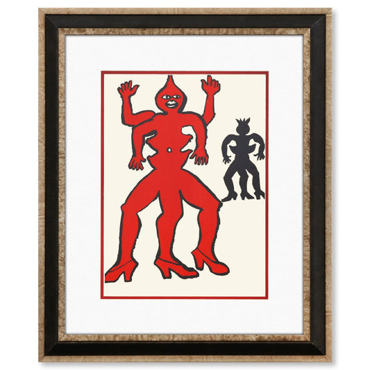 Alexander Calder- Lithograph "DLM212 - UNE FAMILLE DE LÃ€-BAS II"