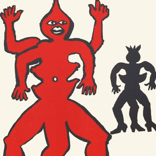Alexander Calder- Lithograph "DLM212 - UNE FAMILLE DE LÃ€-BAS II"