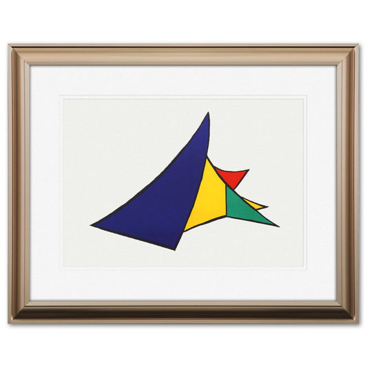 Alexander Calder- Lithograph "DLM141 - CHASSE NEIGE"