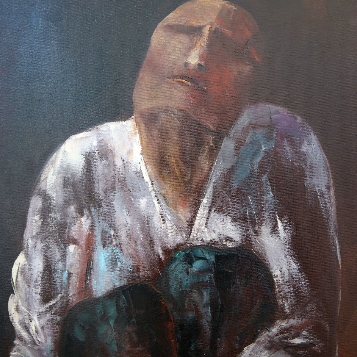 Arbe- Original Oil on Canvas "Solitude in the Aftermath (coping in the big easy)"