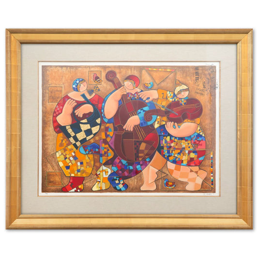 Dorit Levy- Limited Edition Silkcreen "Lyrical Ensemble - Double Signed Remaque"