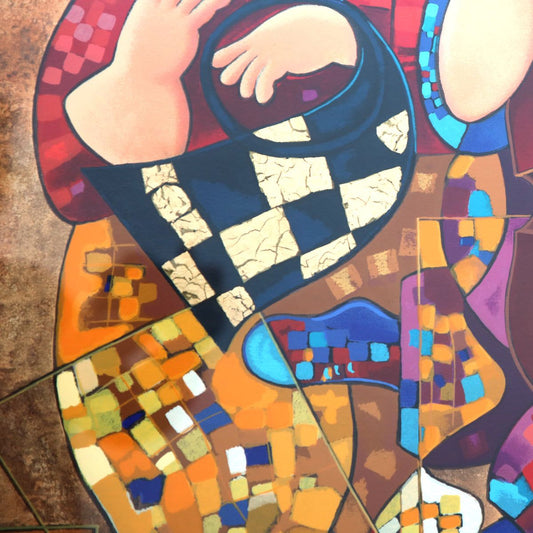 Dorit Levy- Limited Edition Silkcreen "Lyrical Ensemble - Double Signed Remaque"