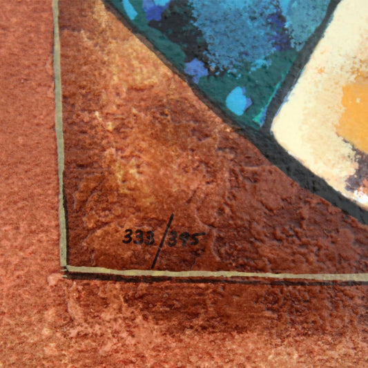 Dorit Levy- Serigraph "Ethnic Music Players"