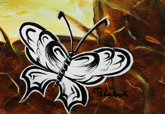 Eugene Poliarush- Original Oil on Canvas "Musical Boat"