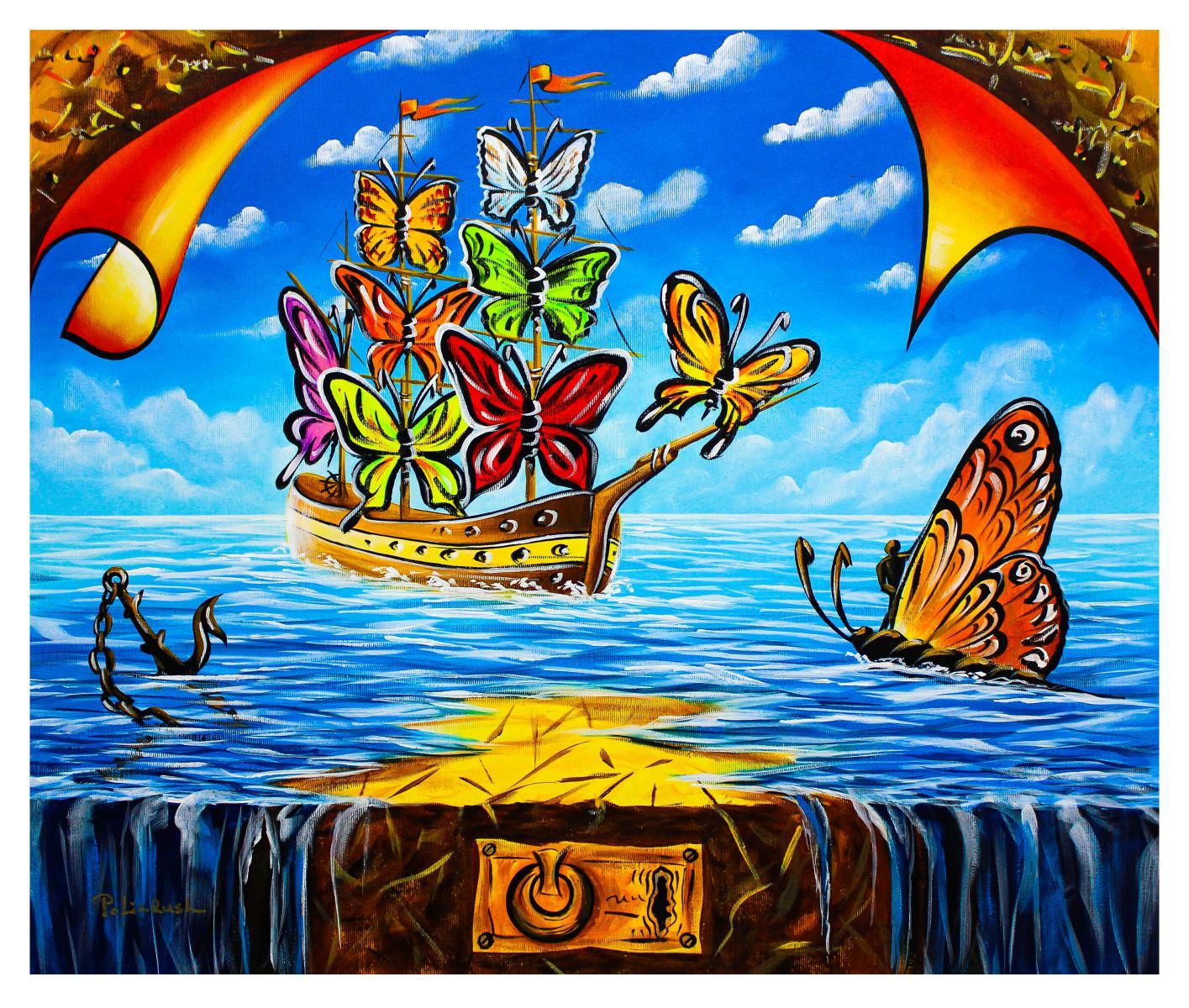 Eugene Poliarush- Original Oil on Canvas "Dream Vision"