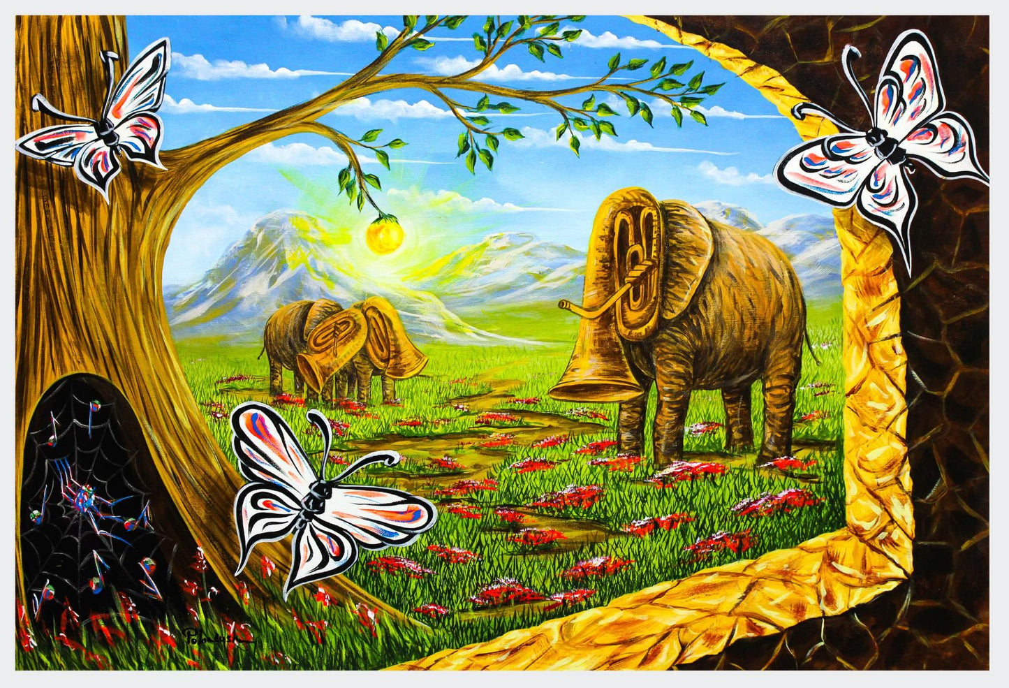 Eugene Poliarush- Original Oil on Canvas "Signs of summer"