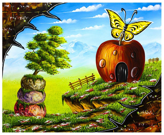 Eugene Poliarush- Original Oil on Canvas "Across the Mountains"