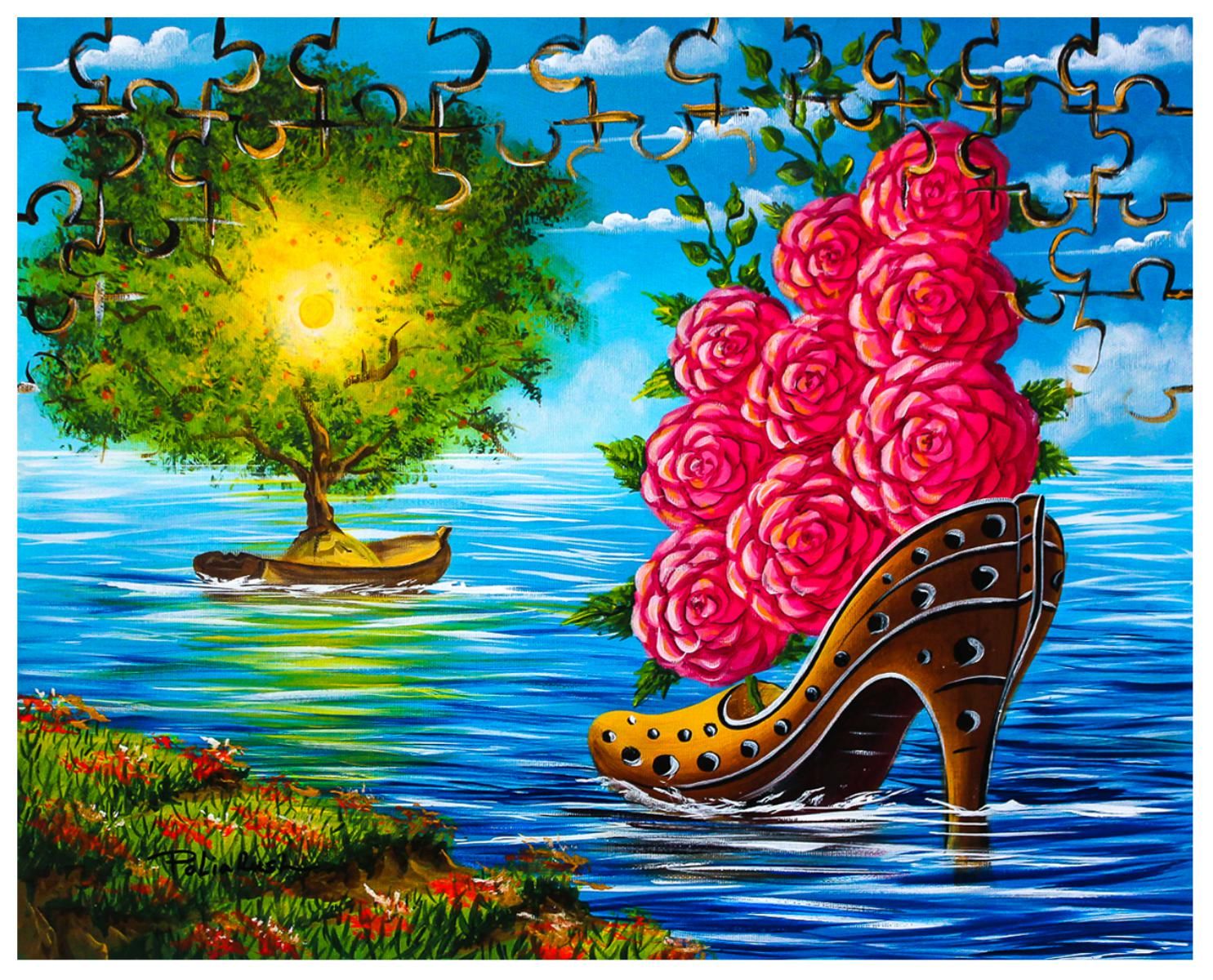 Eugene Poliarush- Original Oil on Canvas "New Boats"