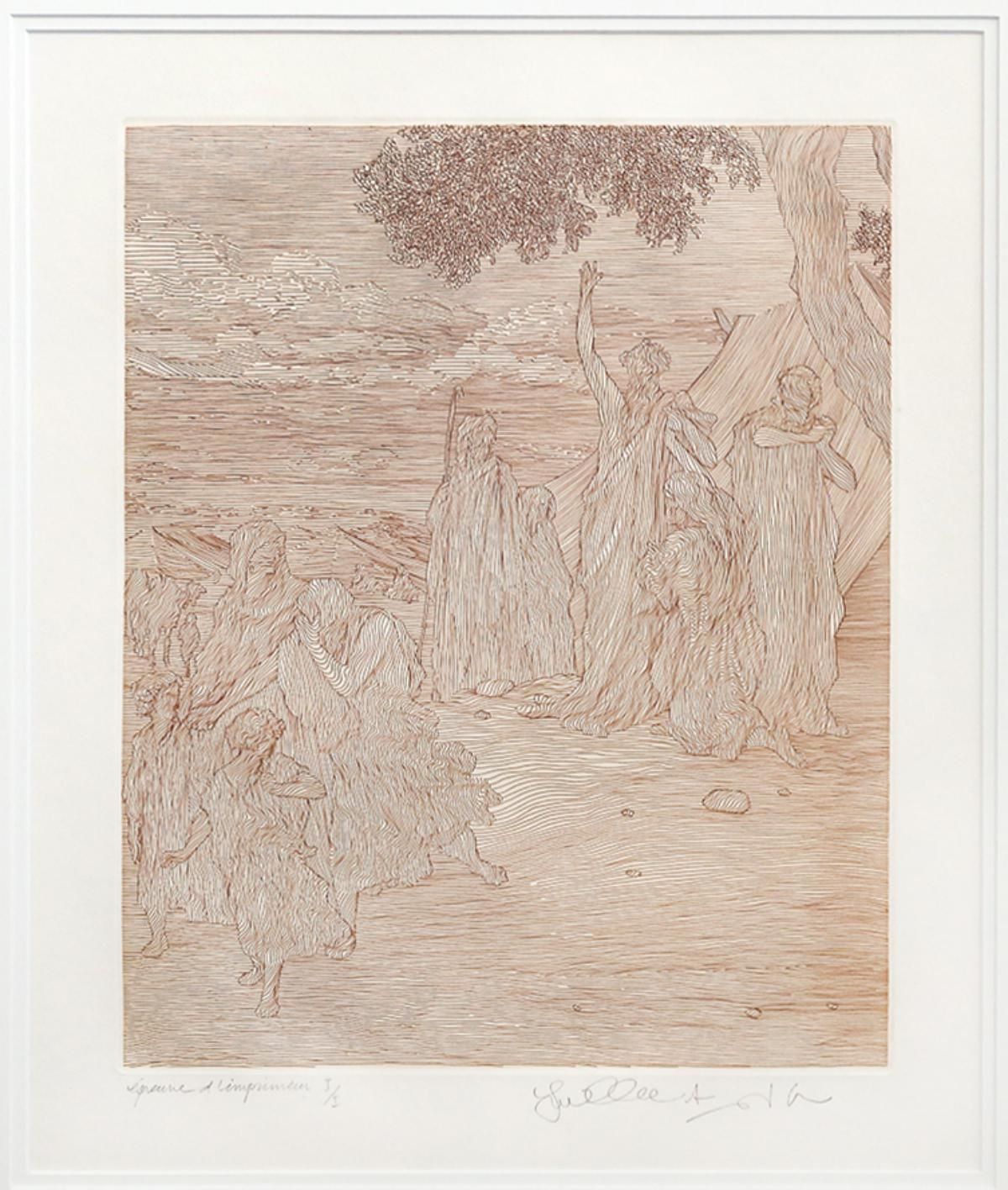 Guillaume Azoulay- Original Etching