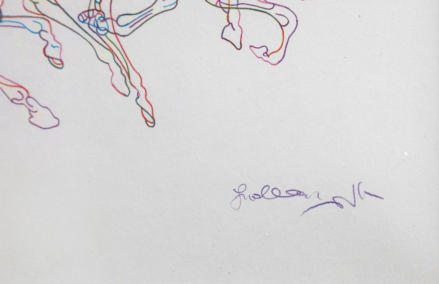 Guillaume Azoulay- Original Drawing in Color "E'tude GMCO"