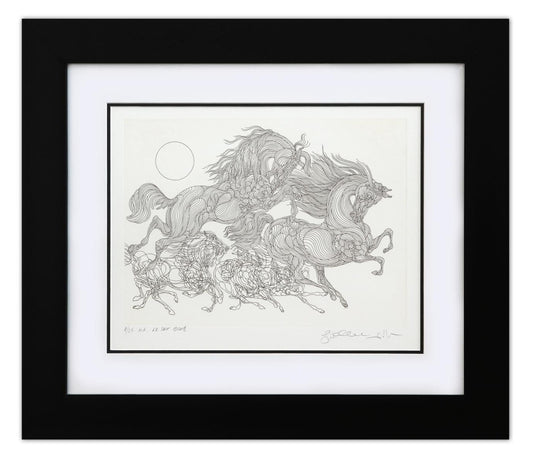 Guillaume Azoulay- Original Etching "M.E. Le Savt"