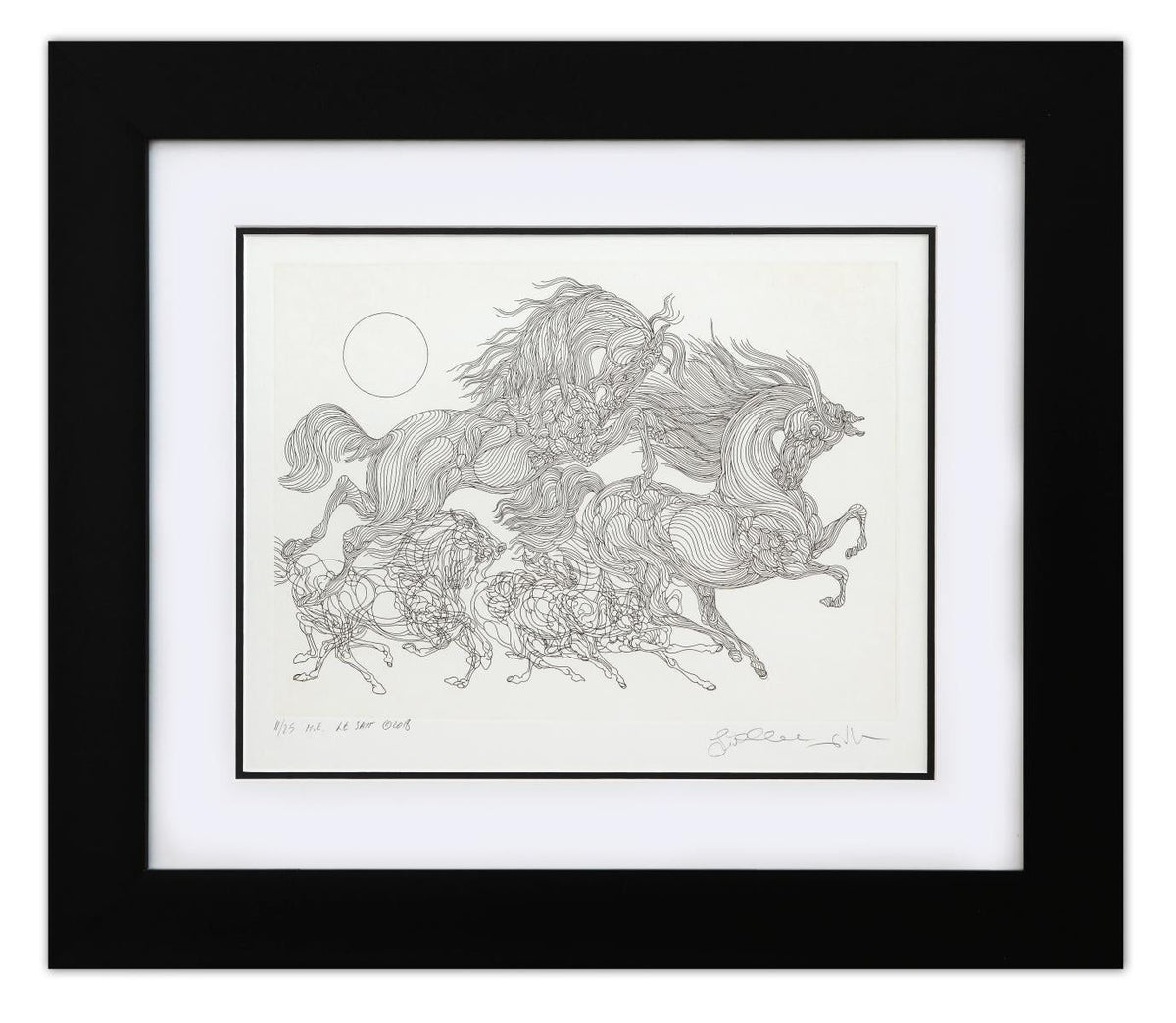 Guillaume Azoulay- Original Etching "M.E. Le Savt"