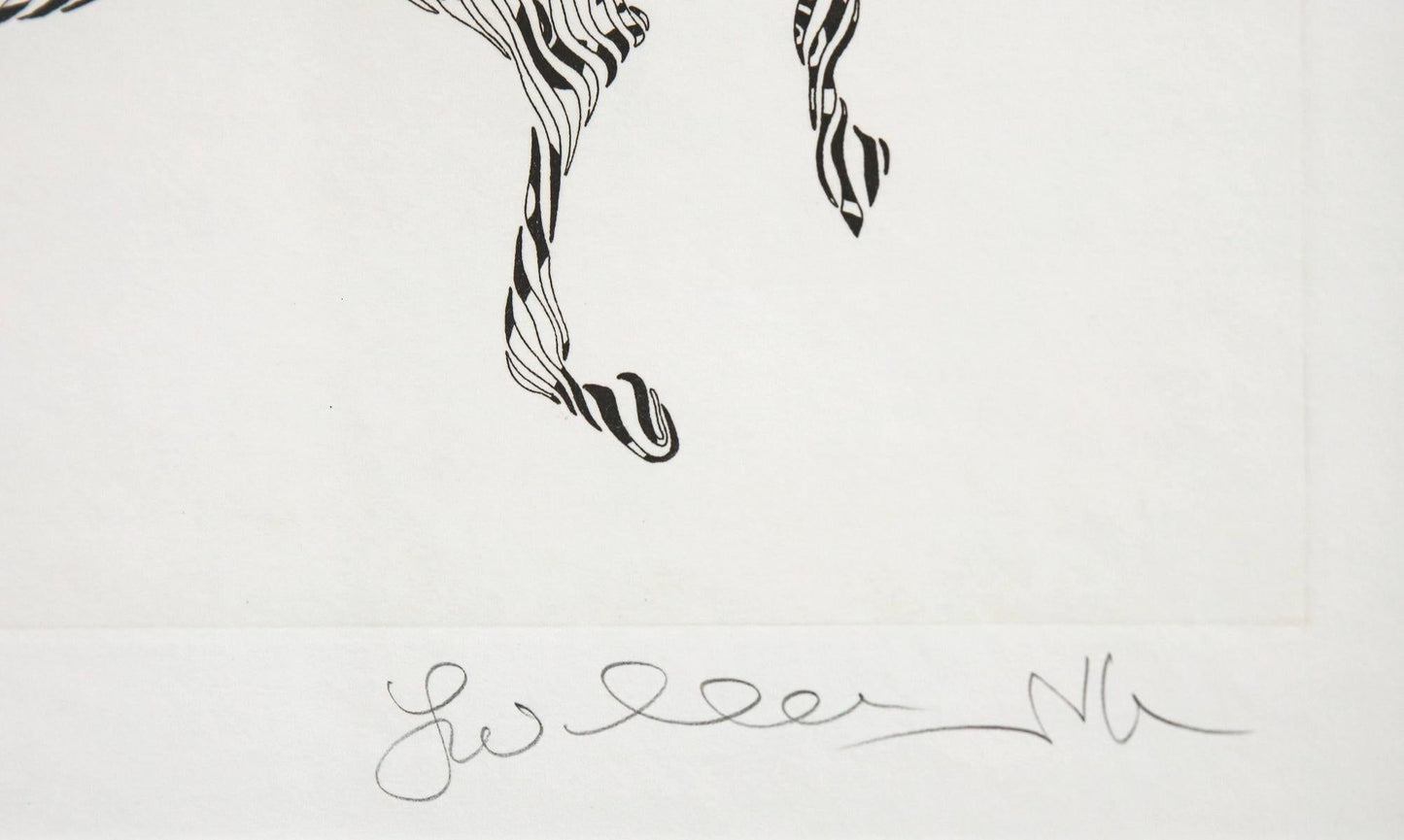 Guillaume Azoulay- Original Etching "L'ARLECCHINO"