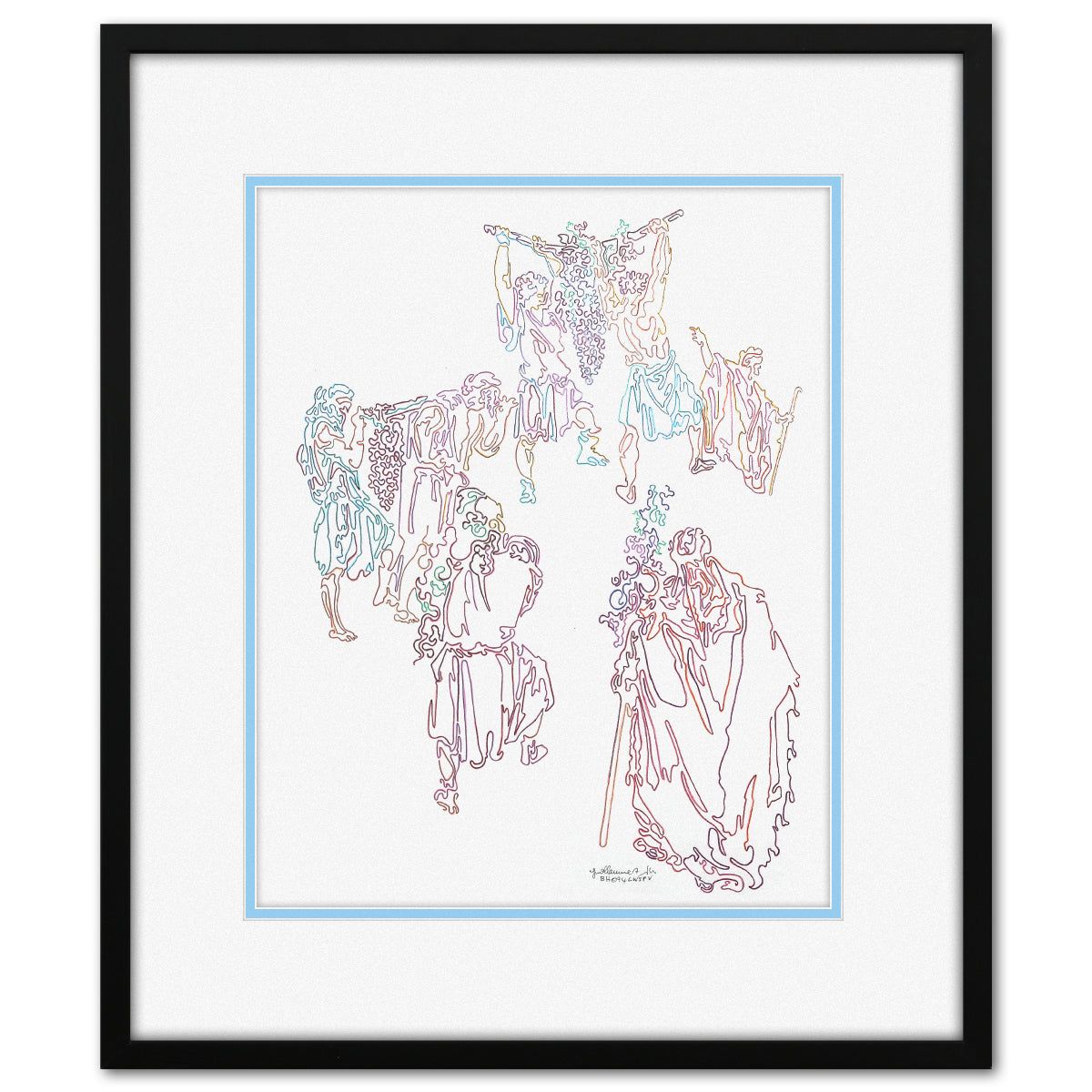 Guillaume Azoulay- Original Pen and Ink Drawing "BH 94 LWSPV"