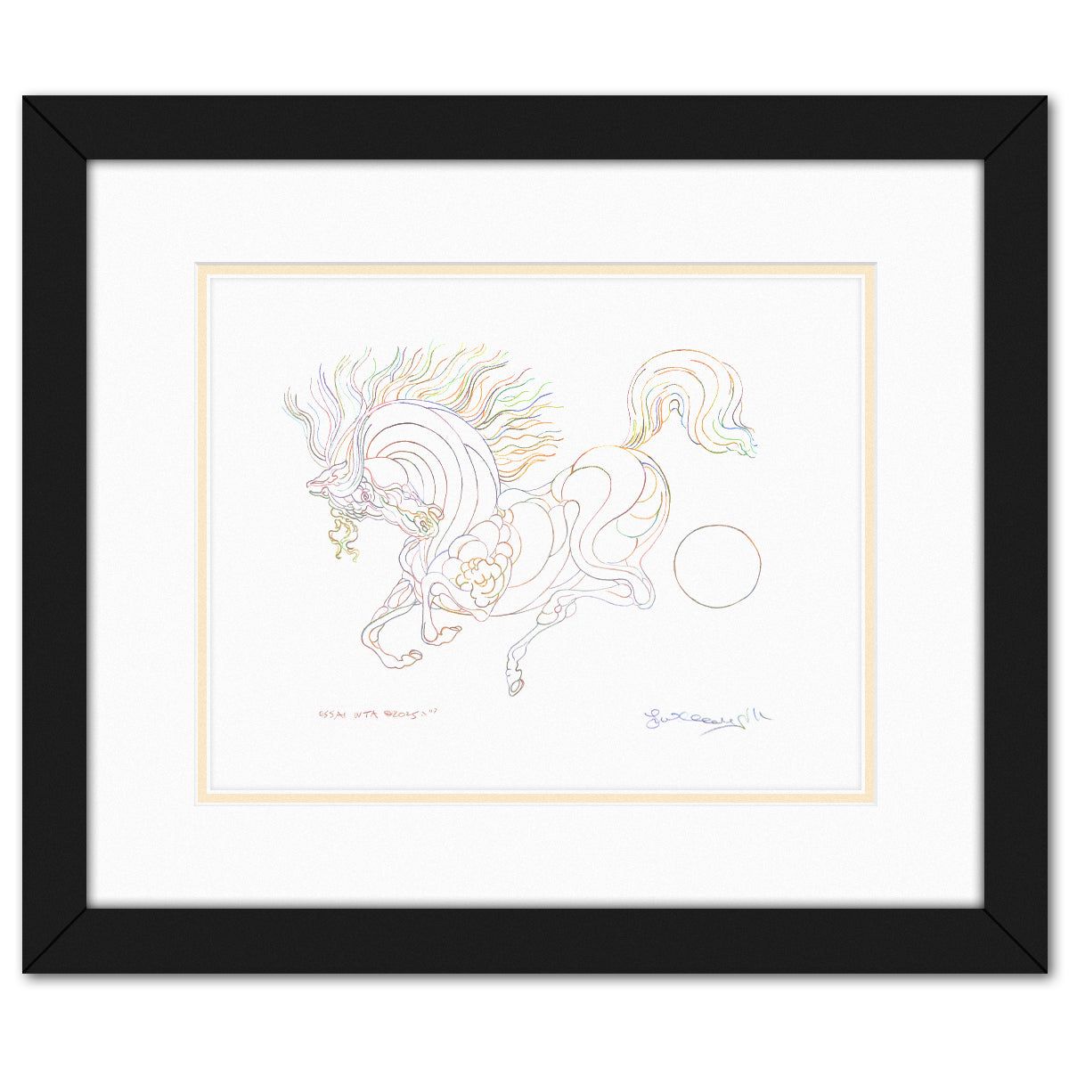 Guillaume Azoulay- Original Drawing "ESSAI WTA"