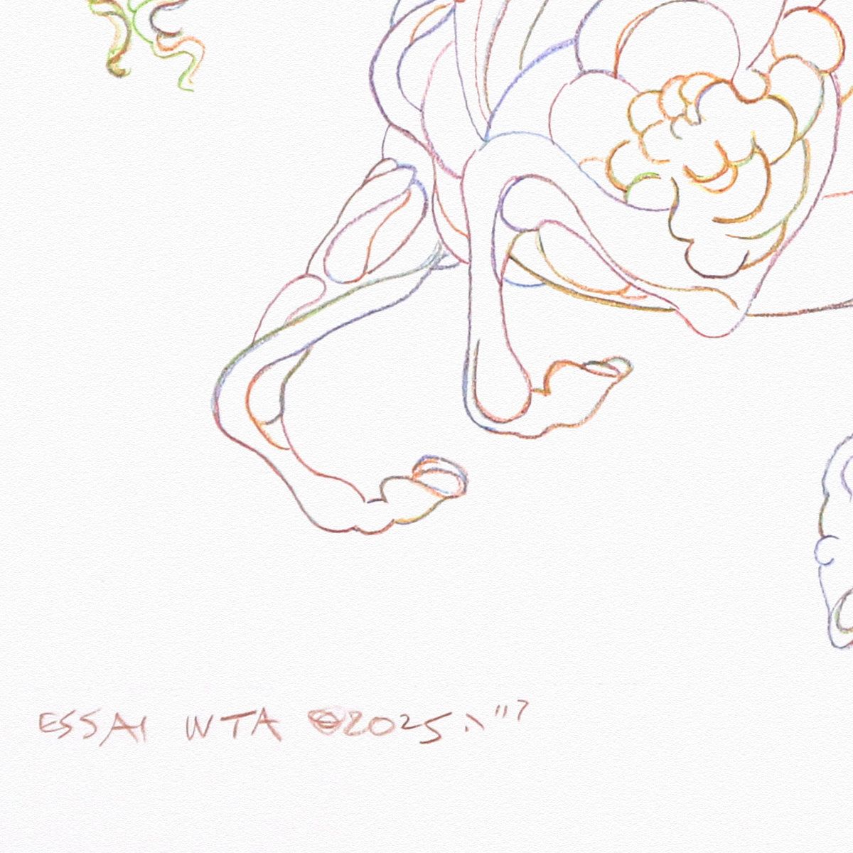 Guillaume Azoulay- Original Drawing "ESSAI WTA"