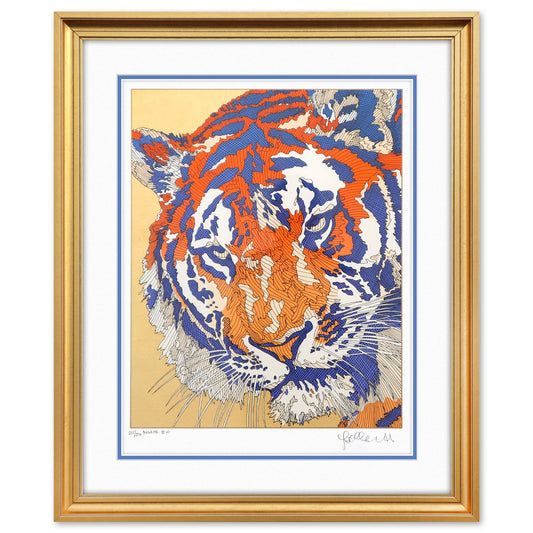 Guillaume Azoulay- Original Etching with Gold Leaf "Audace"