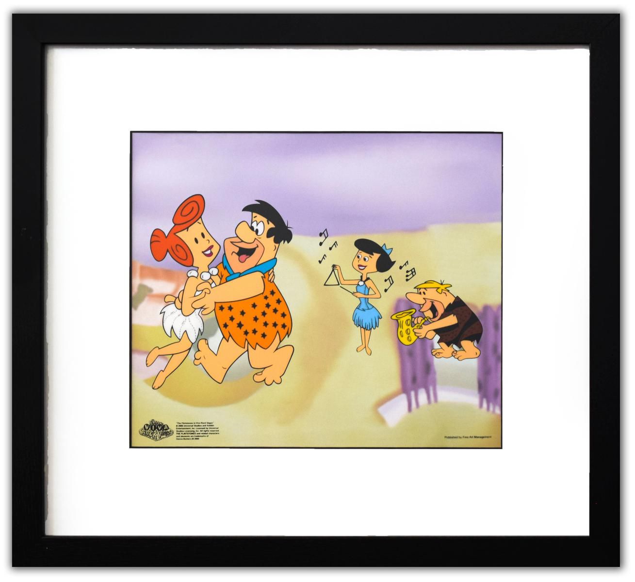 HANNA-BARBERA- Sericel "Flintstones Jam Session"