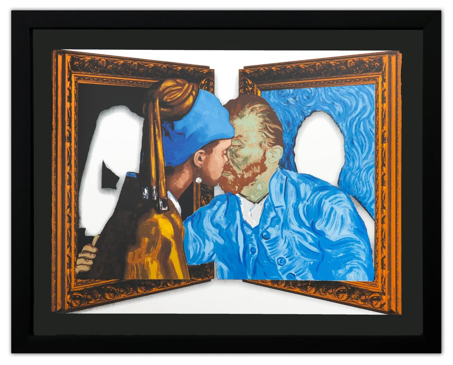 Hijack- Limited Edition Silkscreen "kissing booth"