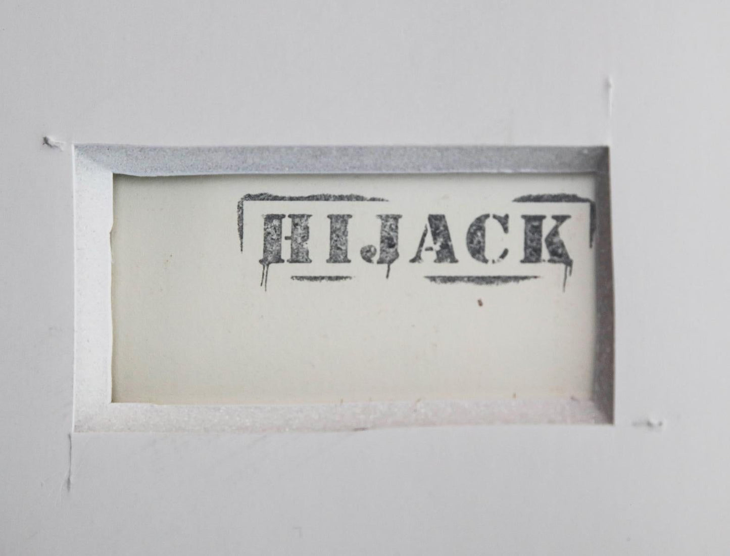 Hijack- Limited Edition Silkscreen "kissing booth"
