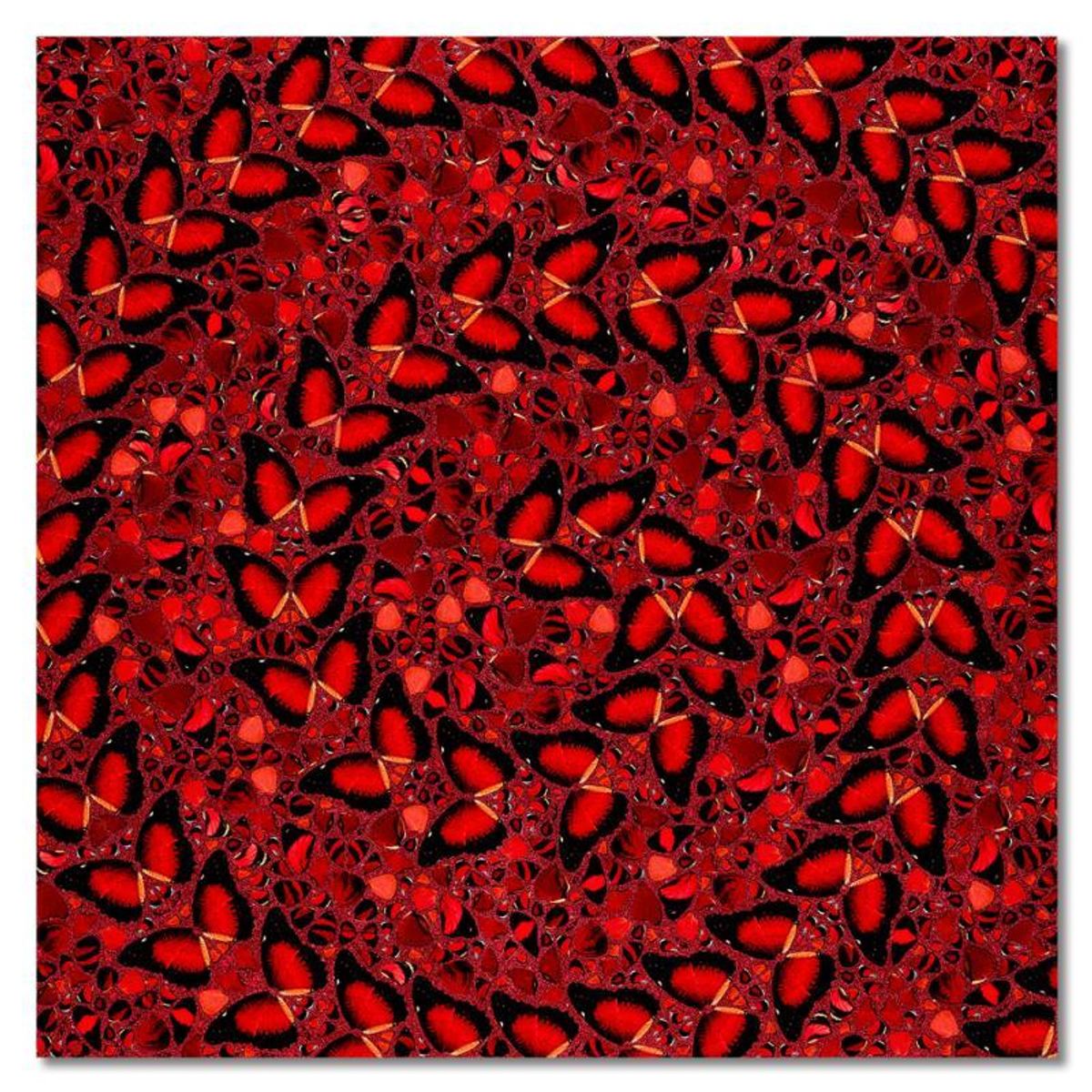 Damien Hirst, "The Empresses (H10-5 Taytu Betul)" Limited Edition Mixed Media on Aluminum Panel with COA