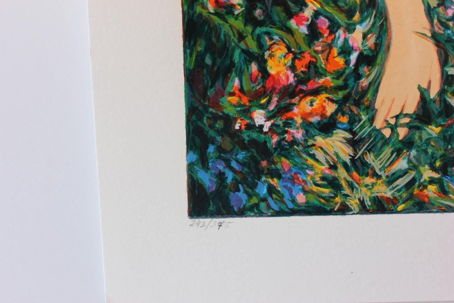 Igor Semeko- Original Serigraph on Paper "Peaceful Moments"