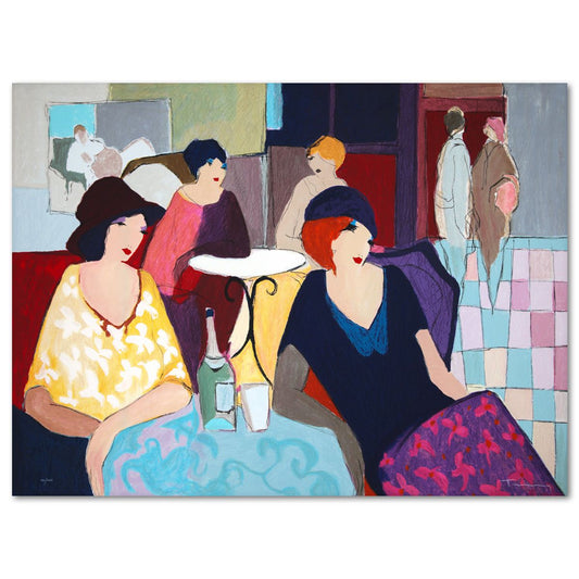Itzchak Tarkay- Serigraph "Aperitif"