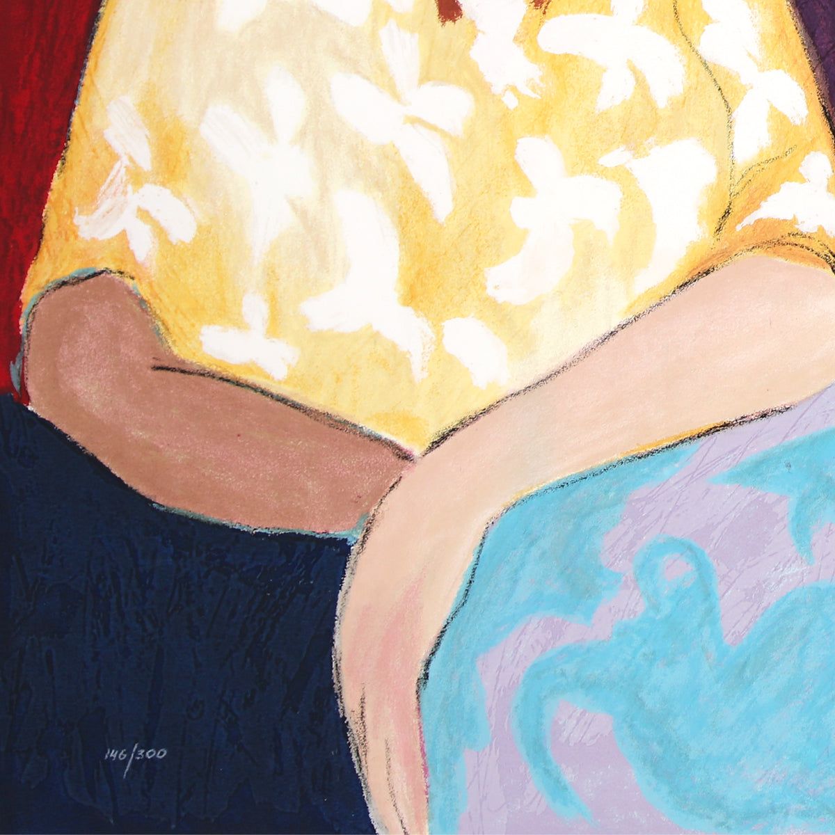 Itzchak Tarkay- Serigraph "Aperitif"