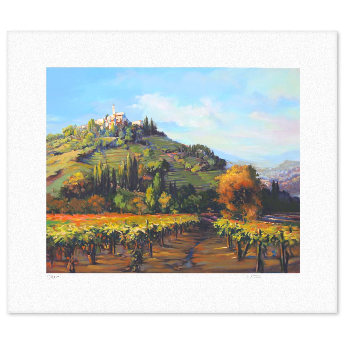 Jennie Tomao- Silkscreen "Wine Country"