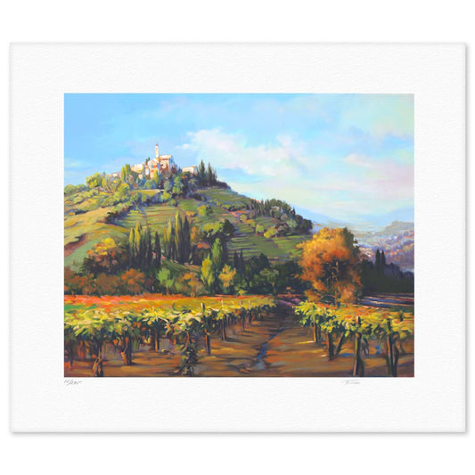 Jennie Tomao- Silkscreen "Wine Country"
