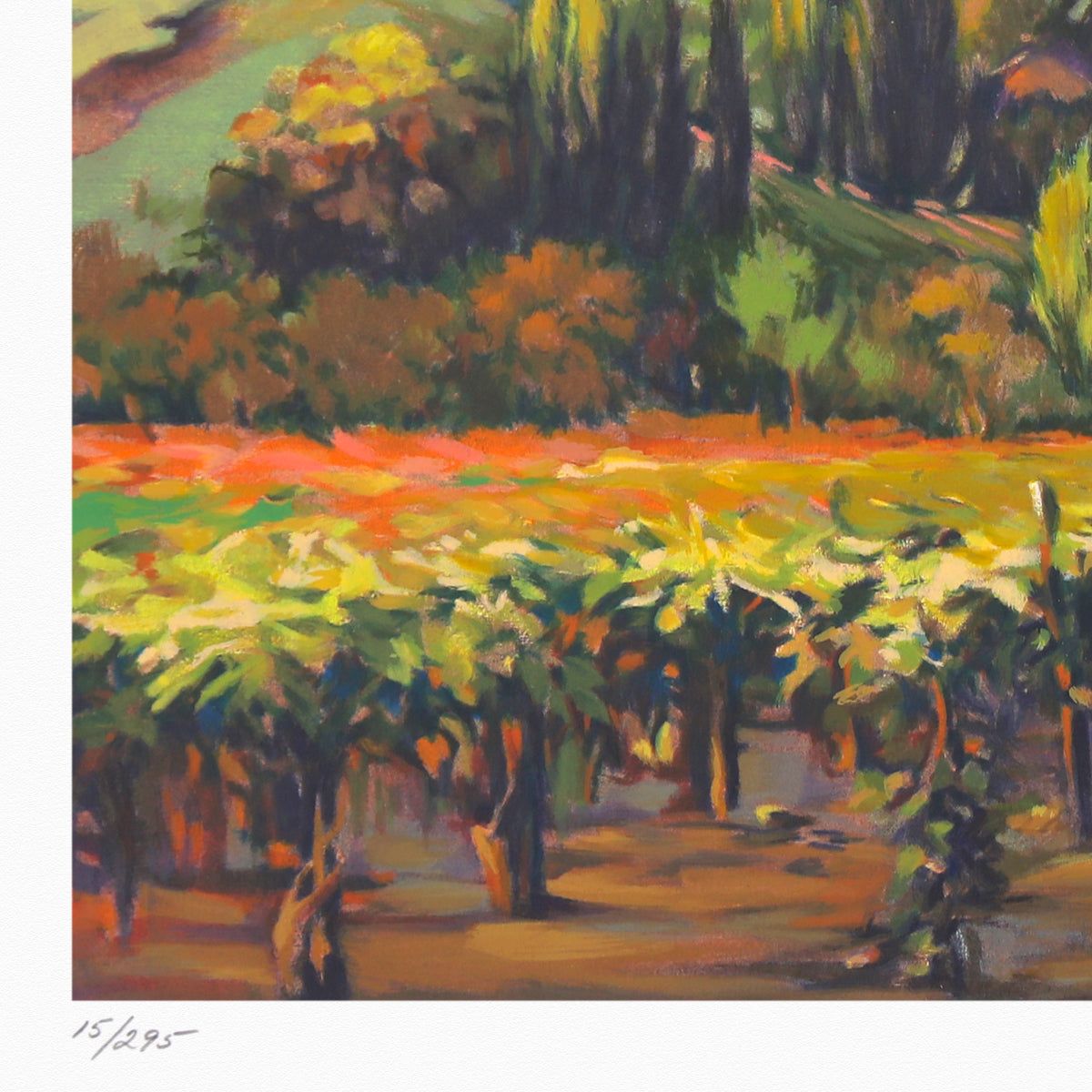 Jennie Tomao- Silkscreen "Wine Country"