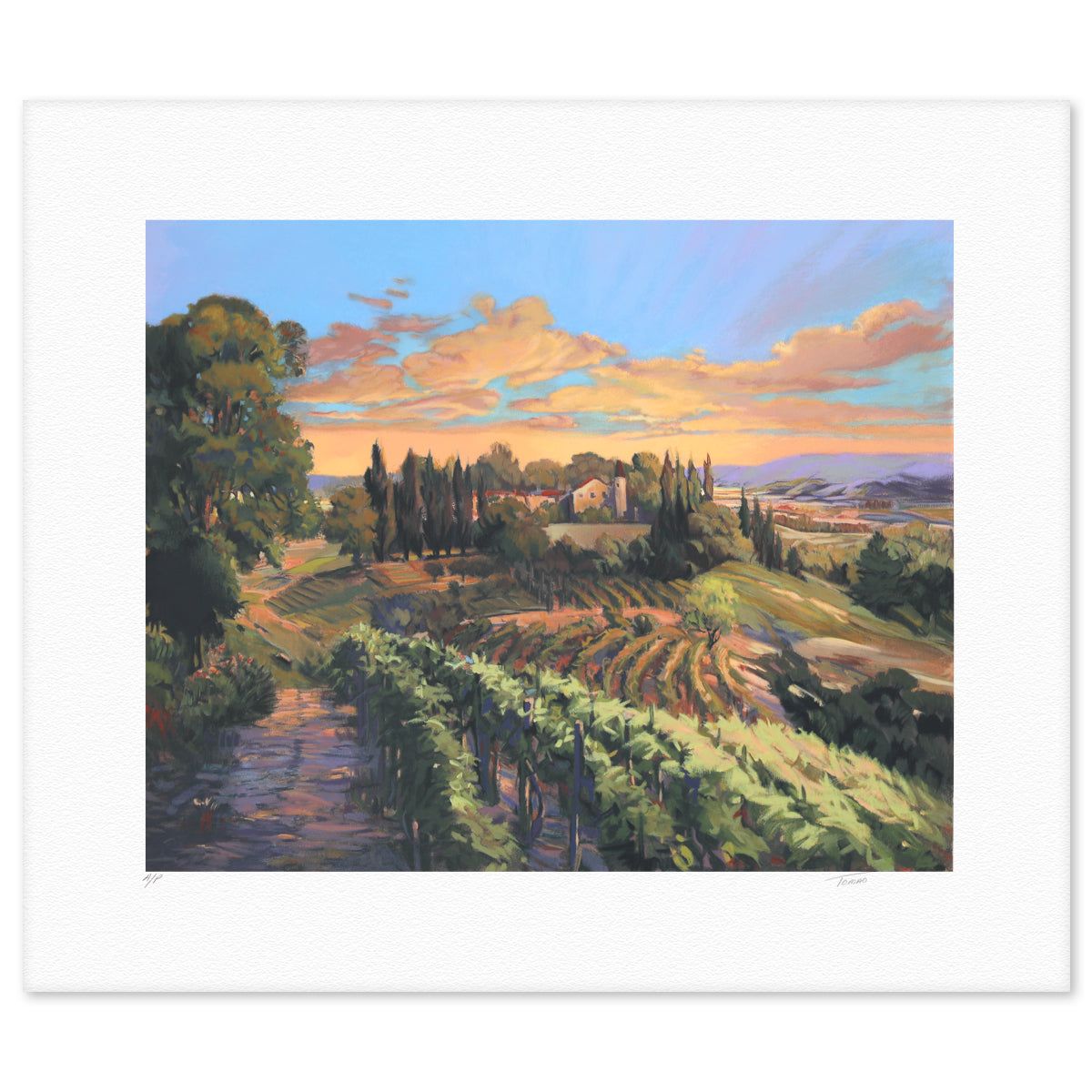 Jennie Tomao- Silkscreen "Vintage Harvest"