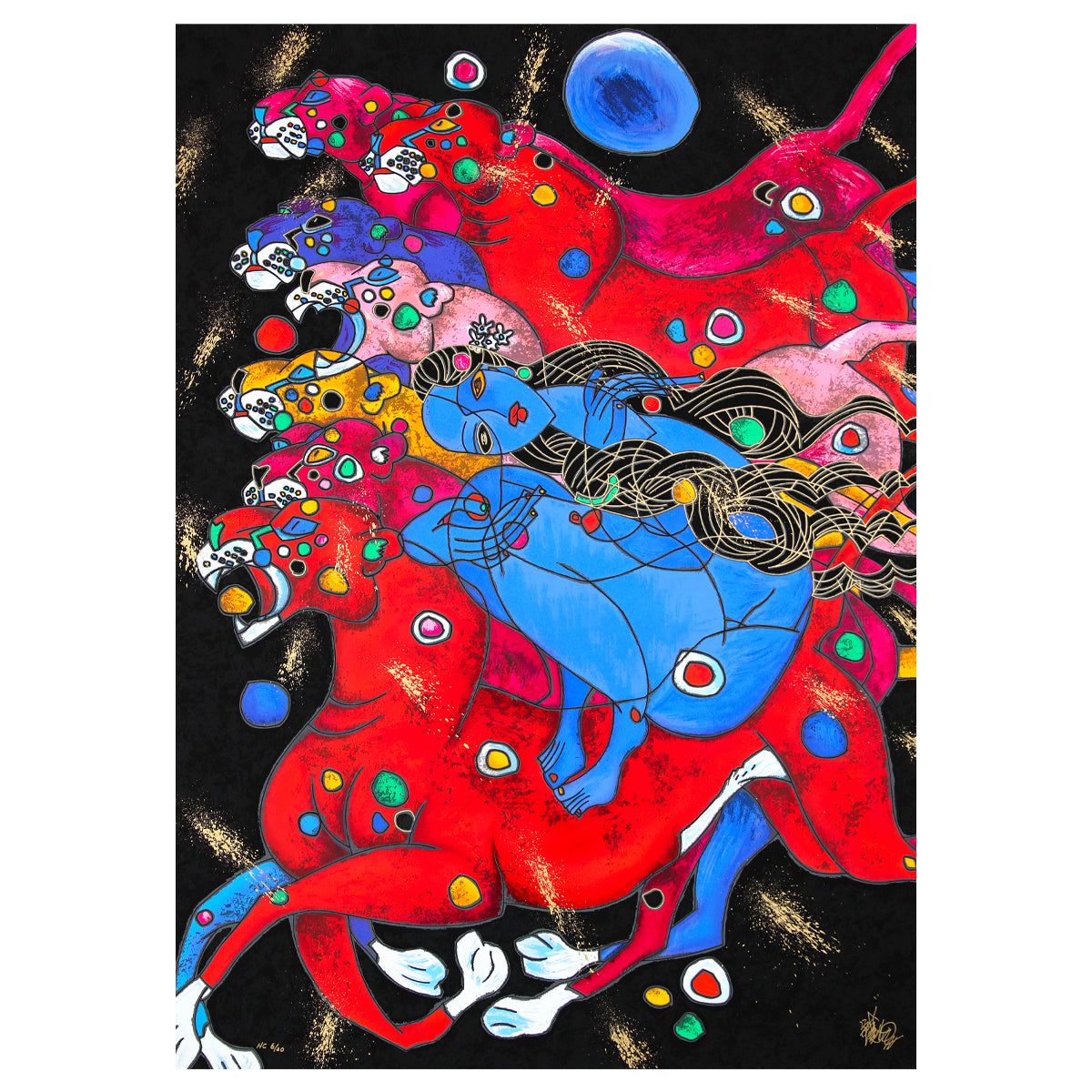 Jian Tie Feng- Silkscreen "Panthers"