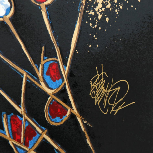 Jian Tie Feng- Silkscreen "Imperial Zebras"