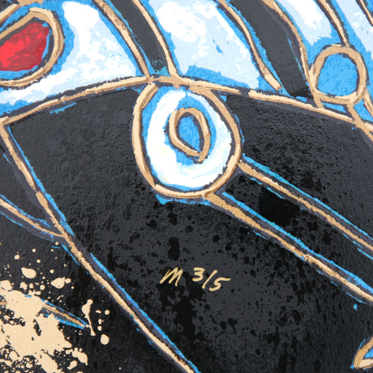 Jian Tie Feng- Silkscreen "Imperial Zebras"