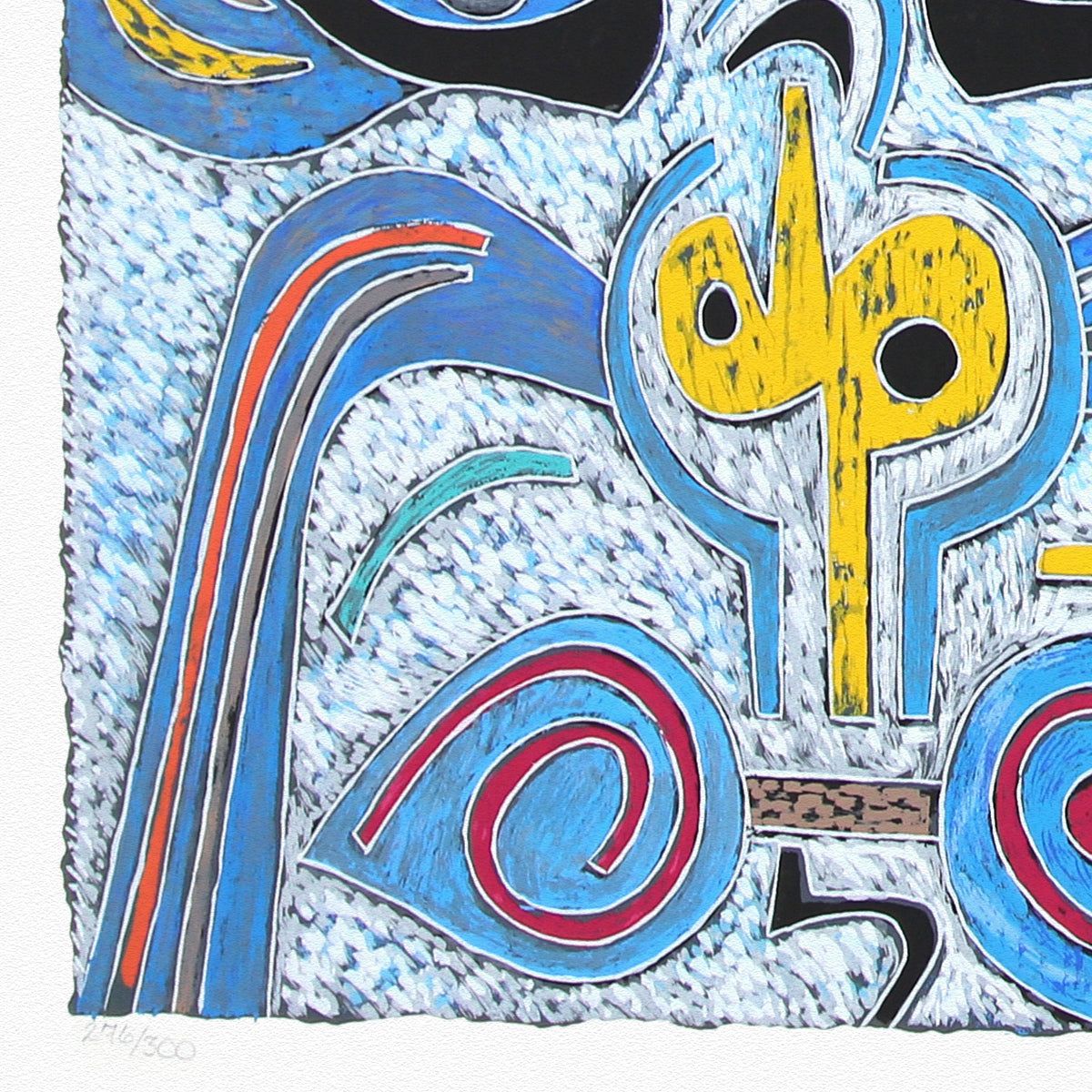 Jian Tie Feng- Silkscreen "Girl of Tang Dynasty"