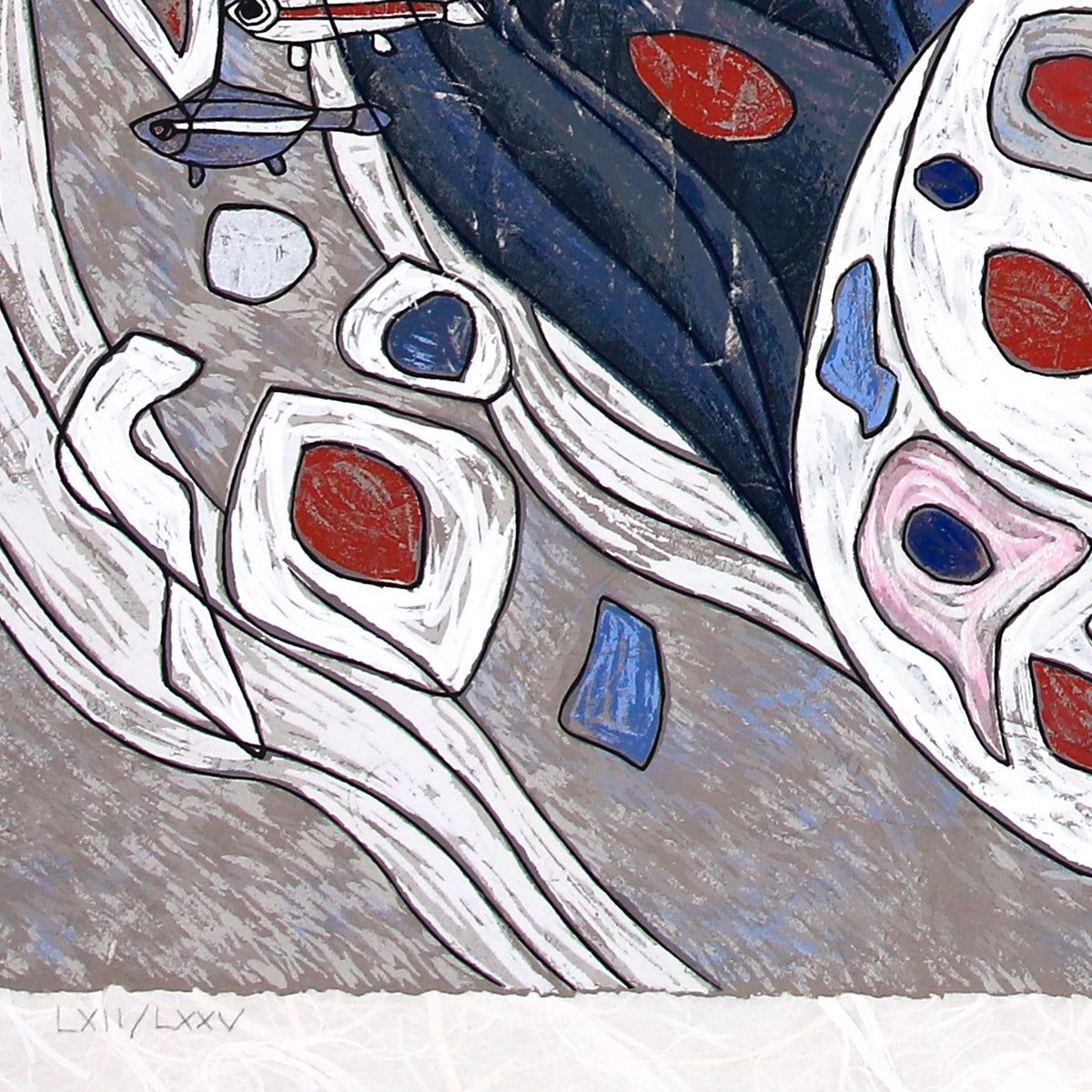 Jian Tie Feng- Silkscreen "White Mermaid"