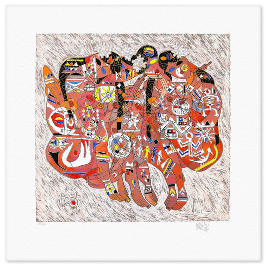 Jian Tie Feng- Silkscreen "Girls From the Love Suite"