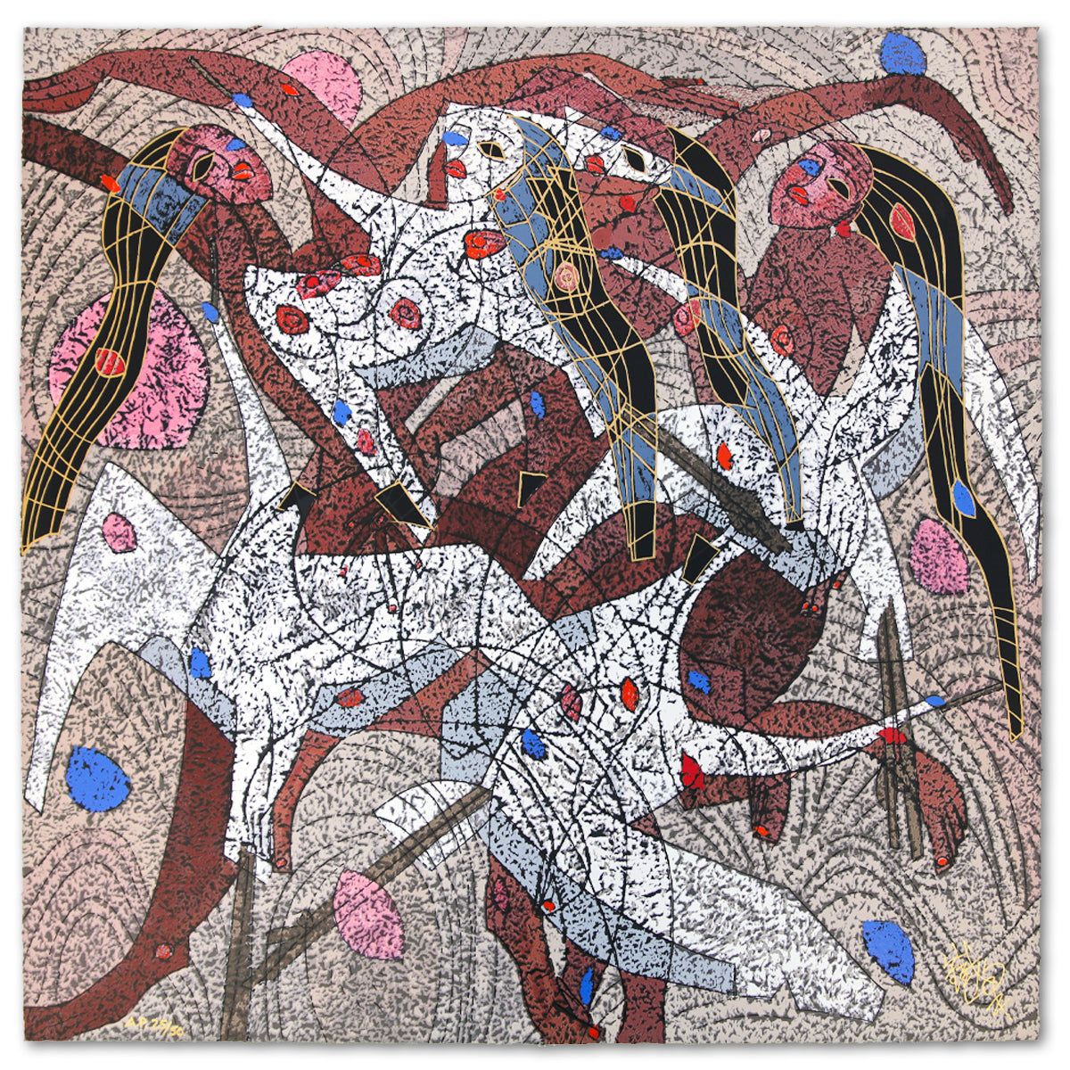 Jian Tie Feng- Serigraph "Flight"