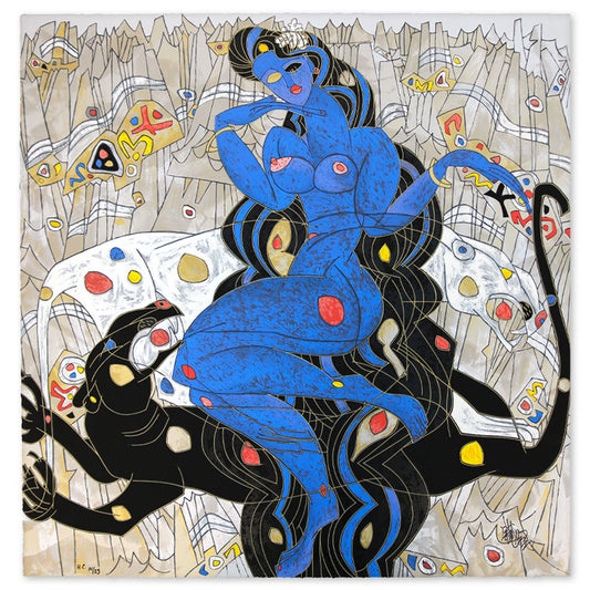 Jian Tie Feng- Silkscreen "Mountain Ghost"