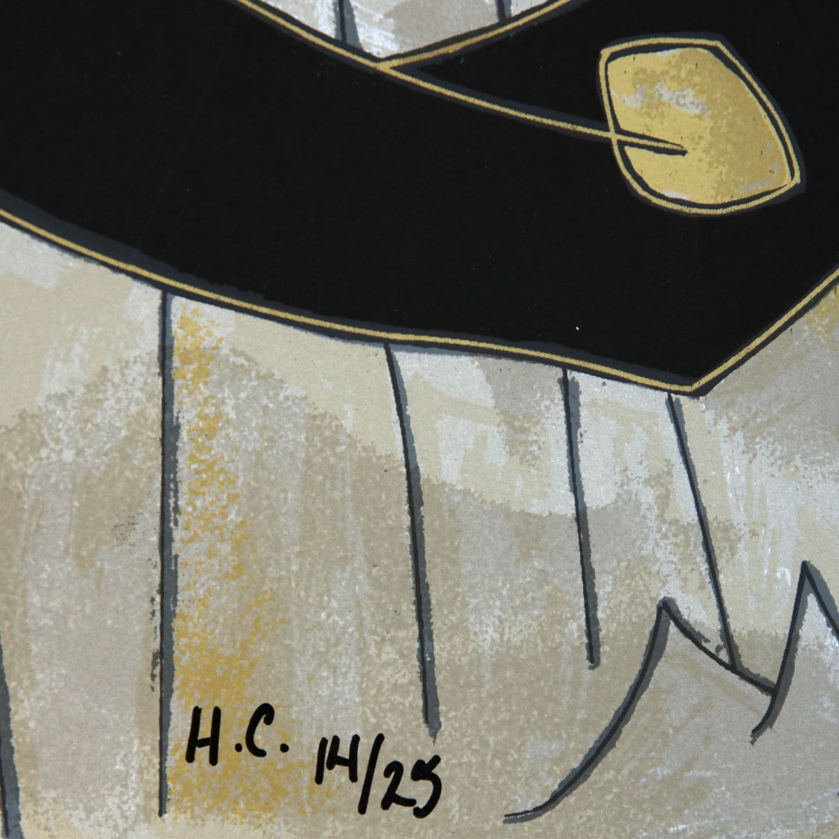 Jian Tie Feng- Silkscreen "Mountain Ghost"