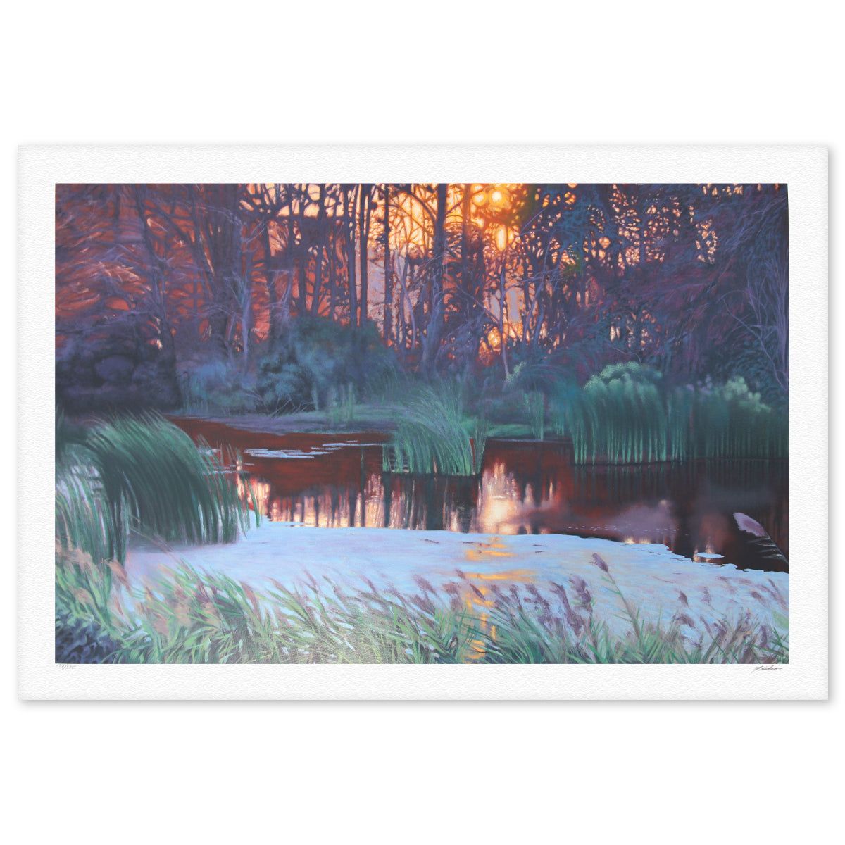 Jon Friedman- Serigraph "Setting Sun l"