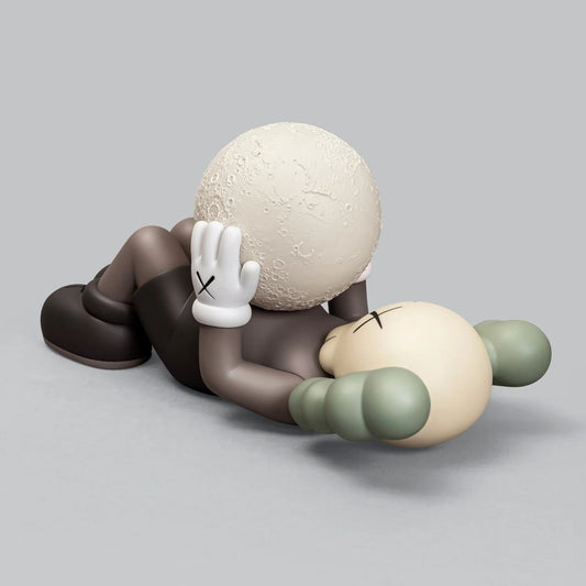 Kaws- Vinyl, with a fluorescent moon component "HOLIDAY SHANGHAI (Brown)"