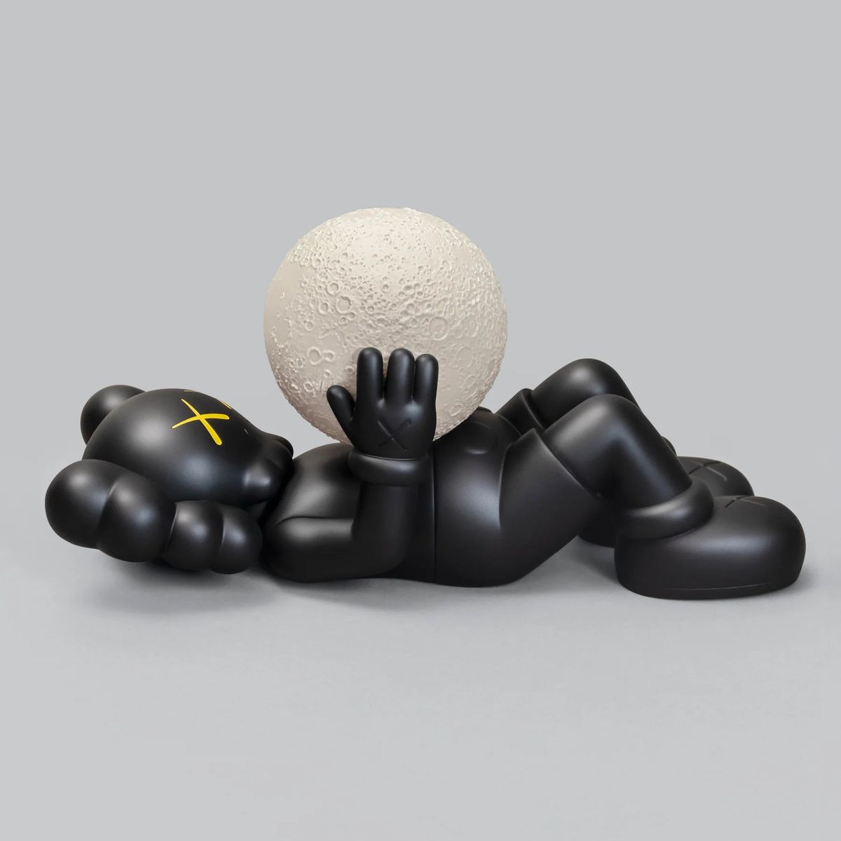 Kaws- Vinyl, with a fluorescent moon component "HOLIDAY SHANGHAI (Black)"